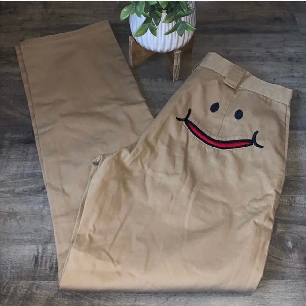 N. HOOLYWOOD KHAKI HAPPY FACE PANTS
$175